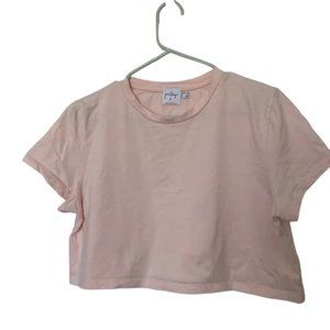 Princess Polly Pink Crop Top Tshirt Size 4